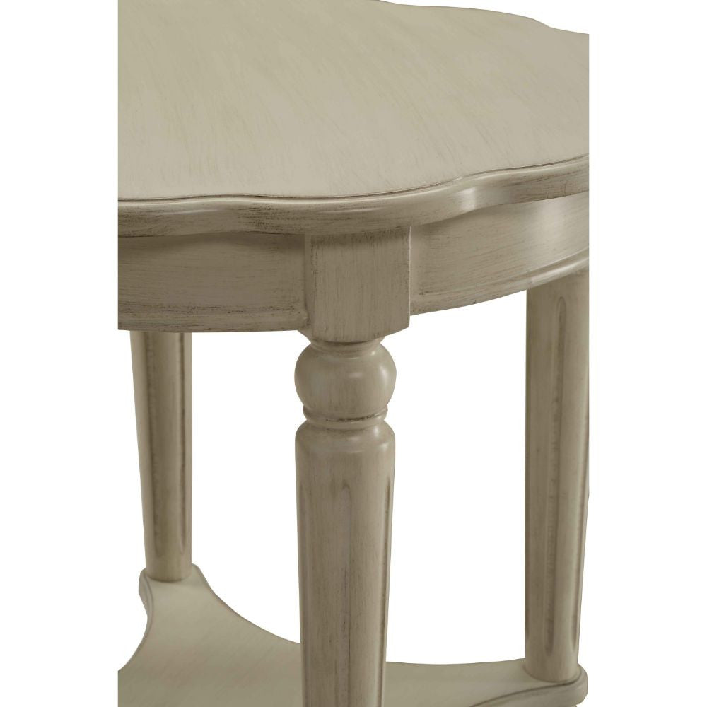 ACME 82922 Fordon End Table, Antique White