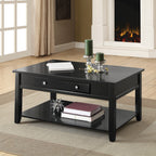 ACME 82950 Malachi Coffee Table with Lift Top, Black
