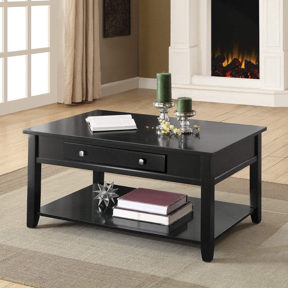 ACME 82950 Malachi Coffee Table with Lift Top, Black