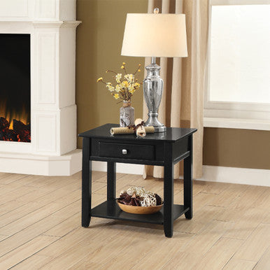 ACME 82952 Malachi End Table, Black