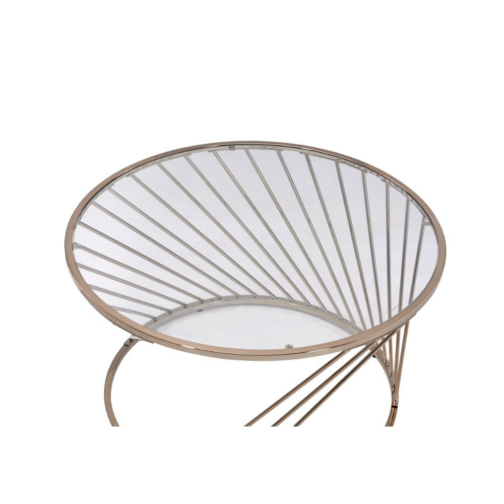 ACME 82990 Bluelipe Coffee Table, Champagne
