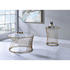 ACME 82990 Bluelipe Coffee Table, Champagne