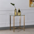 ACME 82997 Veises End Table, Champagne