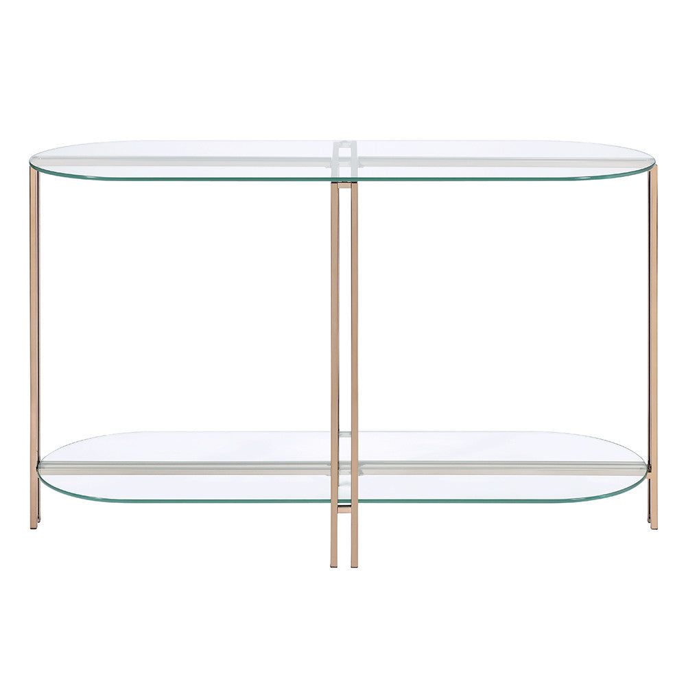 ACME 82999 Veises Sofa Table, Champagne