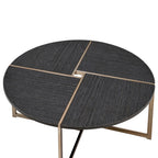ACME 83005 Bromia Coffee Table, Black & Champagne
