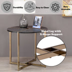ACME 83007 Bromia End Table, Black & Champagne