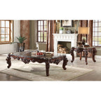 ACME 83070 Forsythia Coffee Table, Marble & Walnut