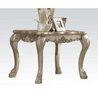 ACME 83161 Dresden End Table, Gold Patina & Bone