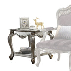 ACME 83467 Picardy End Table, Antique Platinum