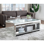 ACME 83580 Malish Coffee Table, Mirrored