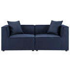 Modway EEI-4377 Saybrook 2-Piece Outdoor Patio Upholstered Sectional Sofa Loveseat