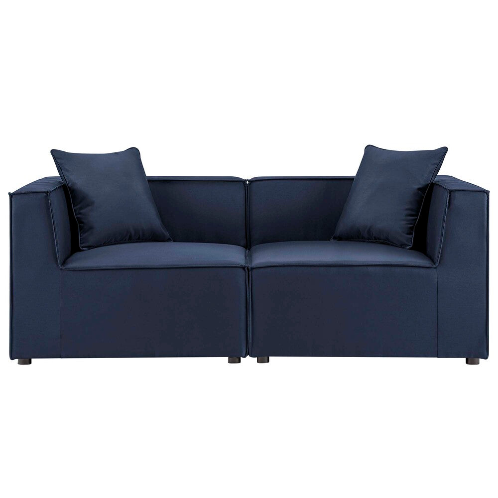 Modway EEI-4377 Saybrook 2-Piece Outdoor Patio Upholstered Sectional Sofa Loveseat