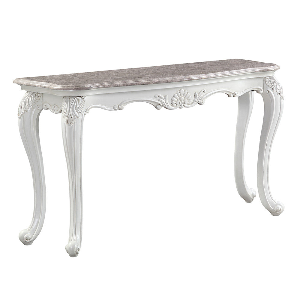 ACME 84313 Ciddrenar Marble Console Table  1