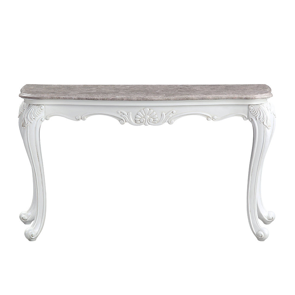 ACME 84313 Ciddrenar Marble Console Table  2