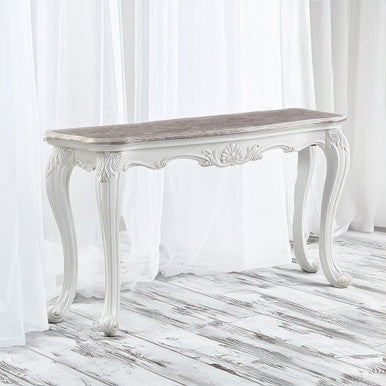 ACME 84313 Ciddrenar Marble Console Table