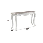 ACME 84313 Ciddrenar Marble Console Table  5