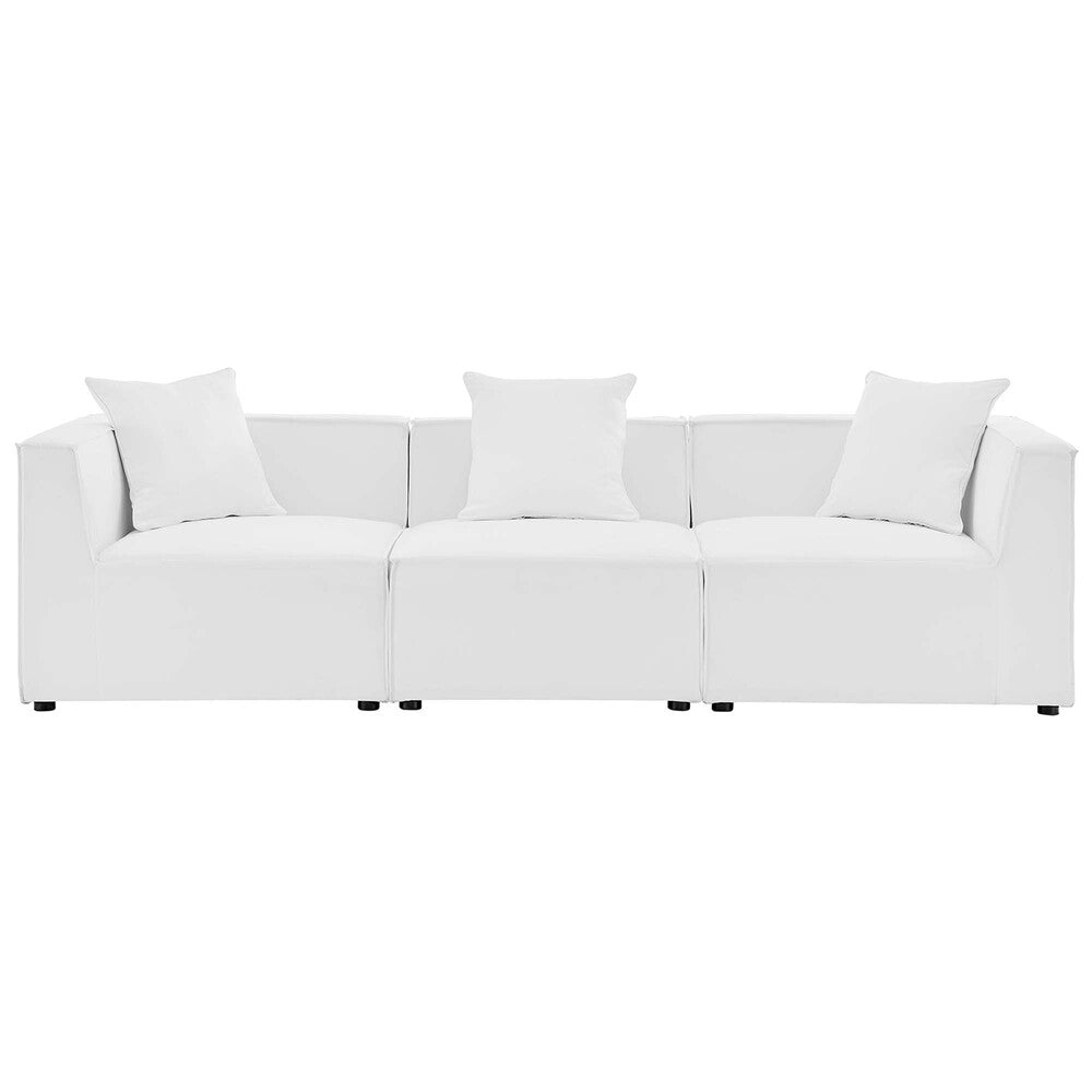 Modway EEI-4379 Saybrook 3-Piece Outdoor Patio Upholstered Sectional Sofa
