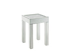 ACME 84707 Noralie End Table, Mirrored & Faux Diamonds