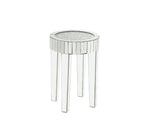 ACME 84712 Ornat End Table, Mirrored & Faux Diamonds