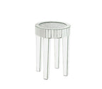 ACME 84712 Ornat End Table, Mirrored & Faux Diamonds