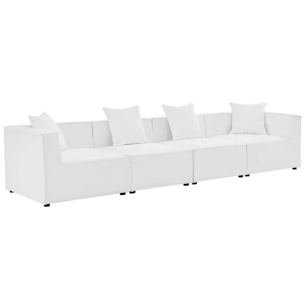 Modway EEI-4381 Saybrook 4-Piece Outdoor Patio Upholstered Sectional Sofa