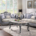ACME 85345 Ariadne Coffee Table, Marble & Platinum