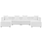 Modway EEI-4383 Saybrook 6-Piece Outdoor Patio Upholstered Sectional Sofa