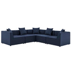 Modway EEI-4384 Saybrook 5-Piece Outdoor Patio Upholstered Sectional Sofa