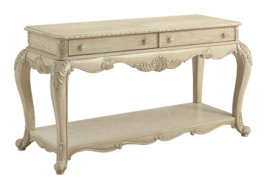 ACME 86023 Ragenardus Sofa Table, Antique White