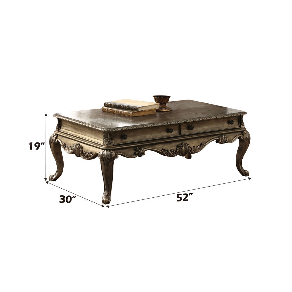 ACME 86030 Ragenardus Coffee Table, Vintage Oak