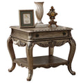 ACME 86032 Ragenardus End Table, Vintage Oak