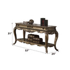 ACME 86033 Ragenardus Sofa Table, Vintage Oak
