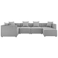 Modway EEI-4386 Saybrook 6-Piece Outdoor Patio Upholstered Sectional Sofa