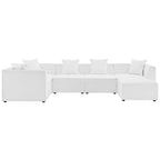 Modway EEI-4386 Saybrook 6-Piece Outdoor Patio Upholstered Sectional Sofa