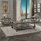 ACME 86822 Versailles End Table, Antique Platinum  4
