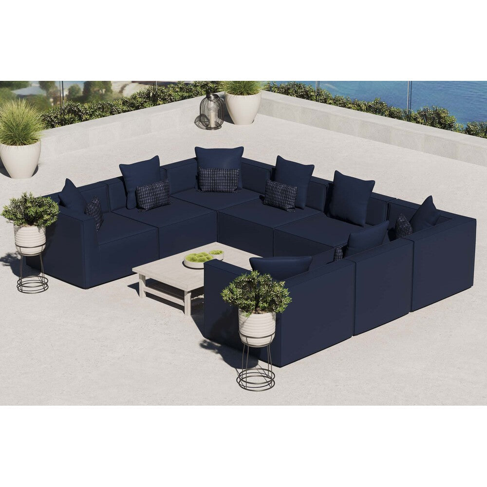 Modway EEI-4388 Saybrook 8-Piece Outdoor Patio Upholstered Sectional Sofa