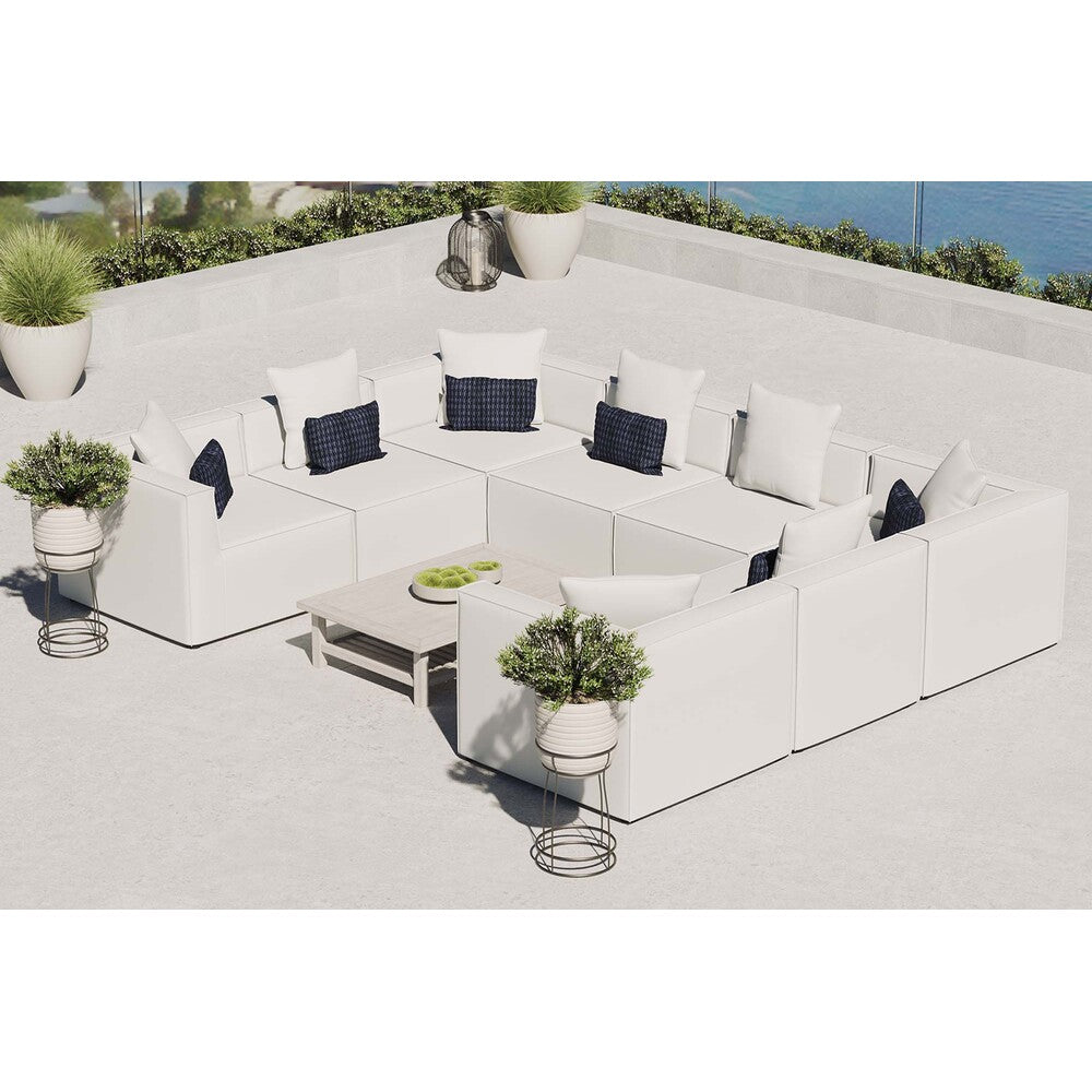 Modway EEI-4388 Saybrook 8-Piece Outdoor Patio Upholstered Sectional Sofa