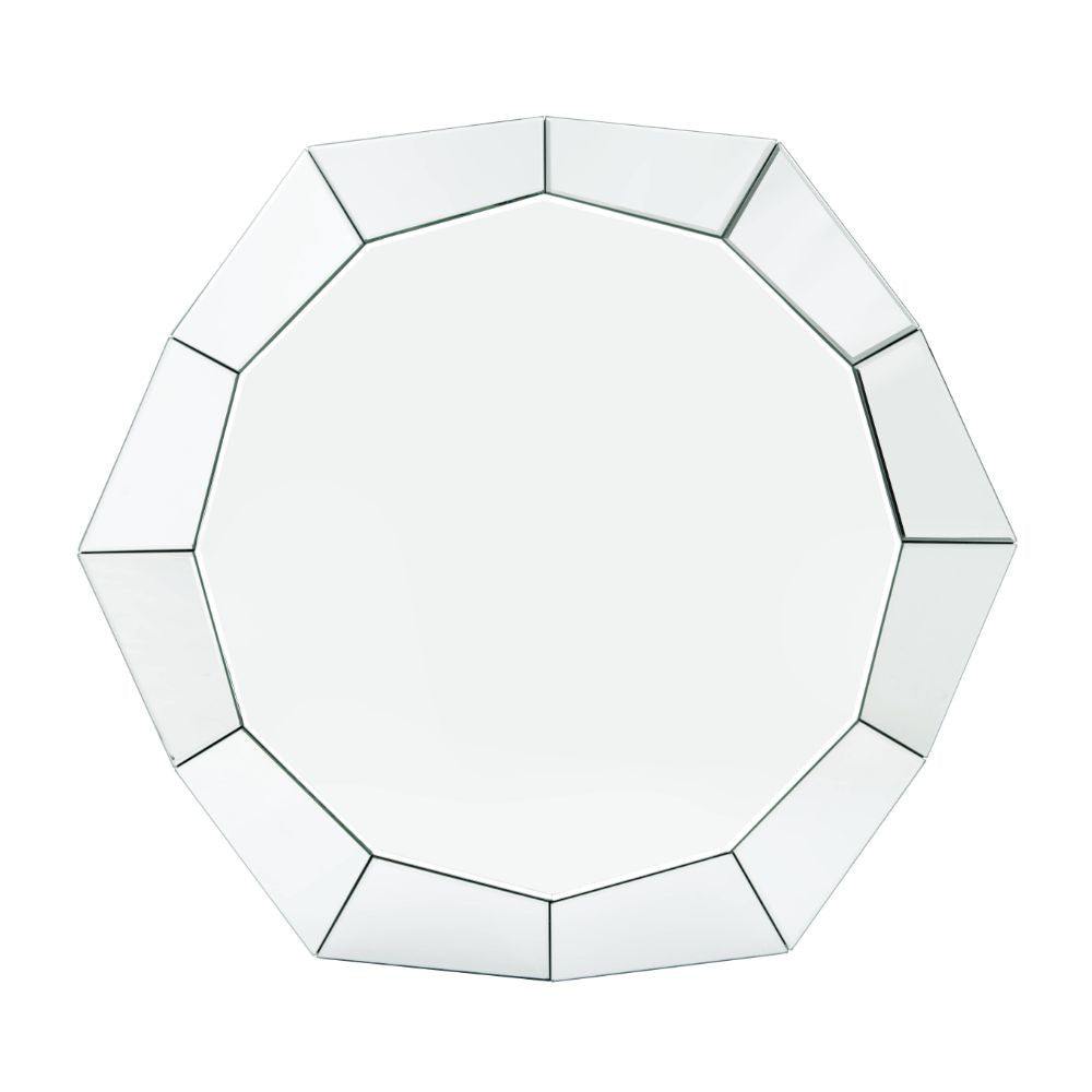 ACME 88005 Noralie Coffee Table, Mirrored & Faux Diamonds