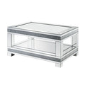 ACME 88020 Noralie Coffee Table, Mirrored & Faux Diamonds