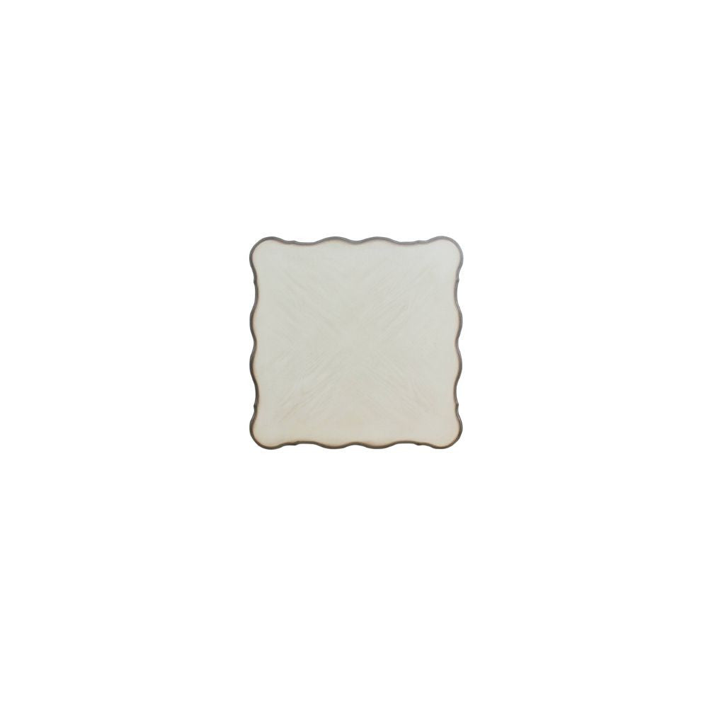 ACME 88172 Dresden End table, Vintage Bone White