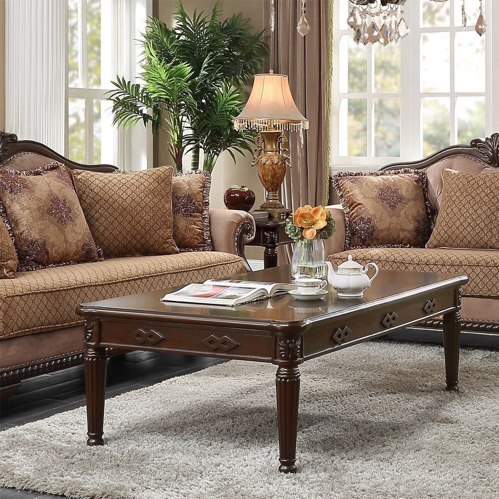 ACME 88265 Chateau De Ville Coffee Table, Espresso Finish