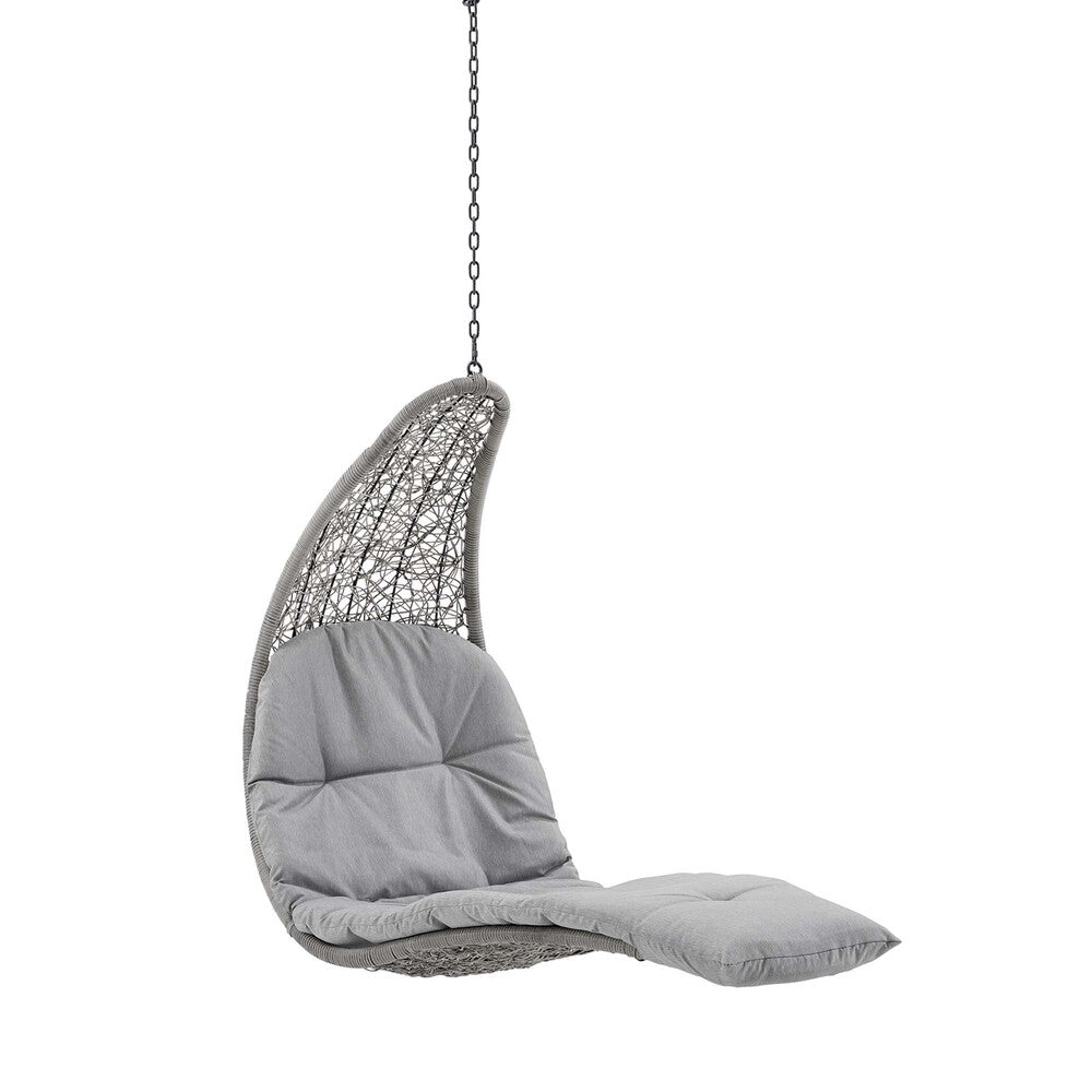 Modway EEI-4589 Landscape Hanging Chaise Lounge Outdoor Patio Swing Chair