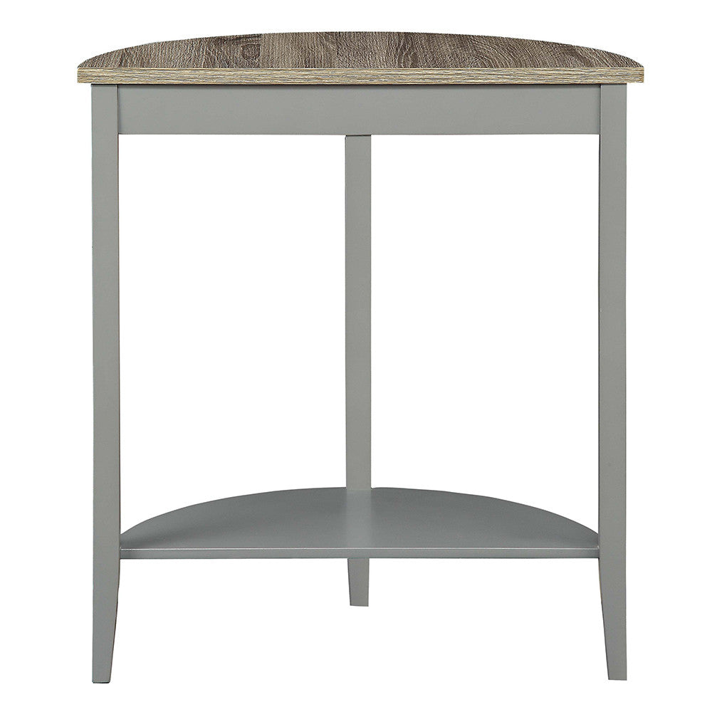 ACME 90161 Justino Console Table, Gray Oak & Gray