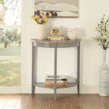 ACME 90161 Justino Console Table, Gray Oak & Gray