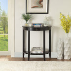 ACME 90163 Justino II Console Table, Black