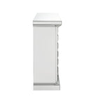 ACME 90202 Dominic Fireplace, Mirrored