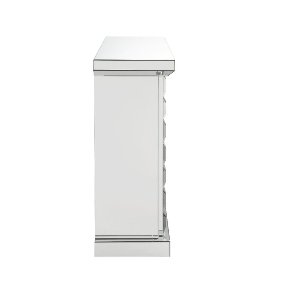 ACME 90202 Dominic Fireplace, Mirrored