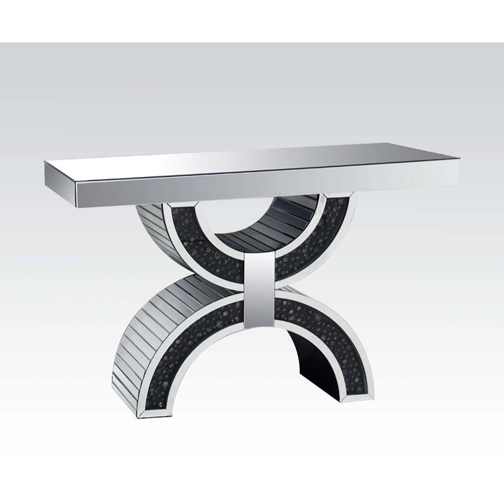 ACME 90248 Noor Console Table, Mirrored (1Set/2Ctn)