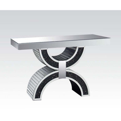 ACME 90248 Noor Console Table, Mirrored (1Set/2Ctn)