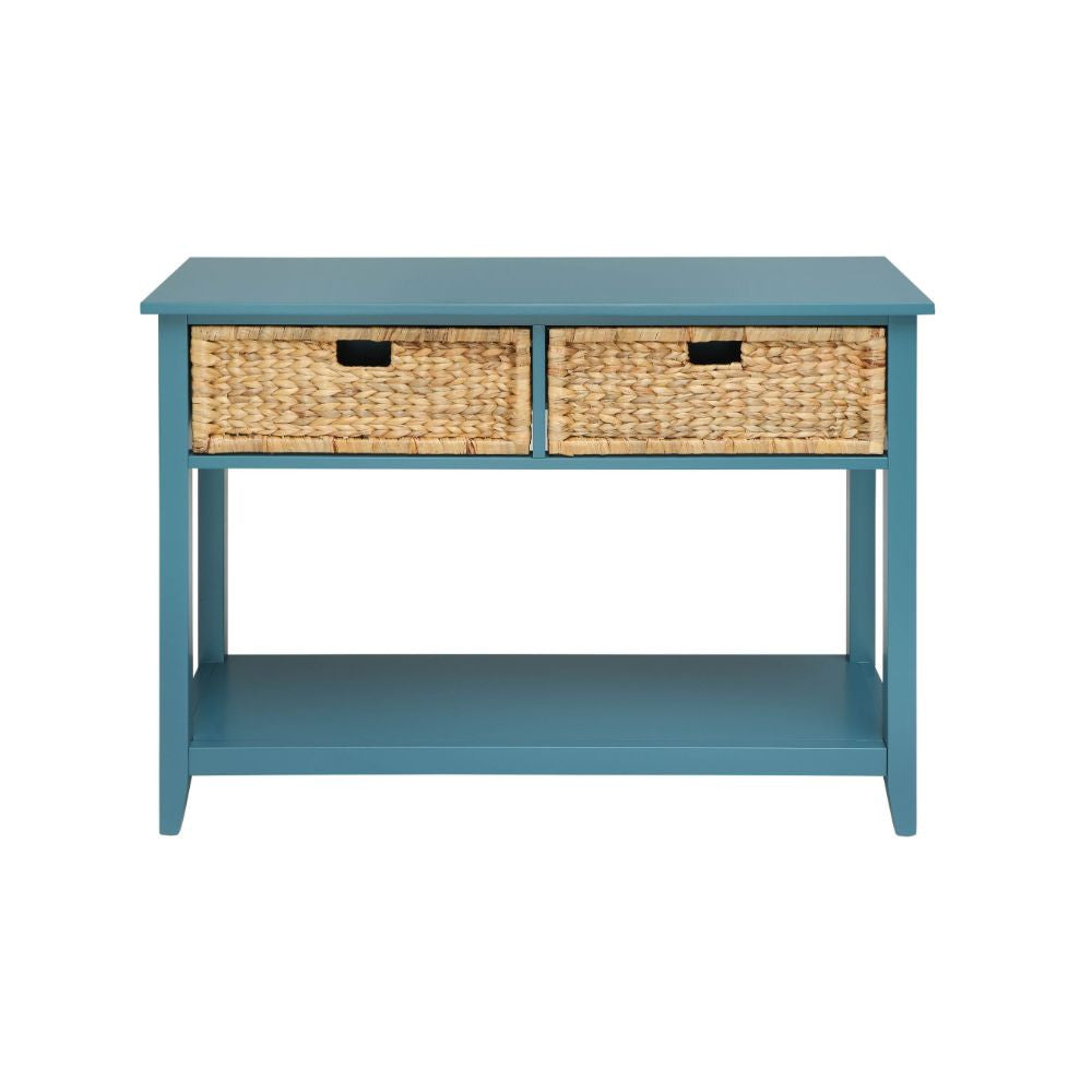 ACME 90266 Flavius Console Table, Teal